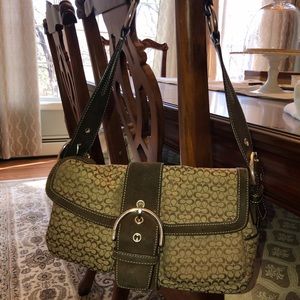 Canvas Coach Bag